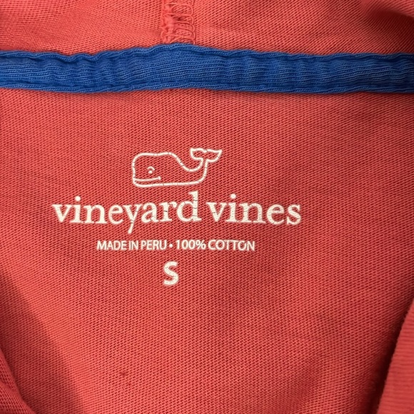 Vineyard vines two toned long sleeve whale hoodie men’s size Small - Picture 3 of 11